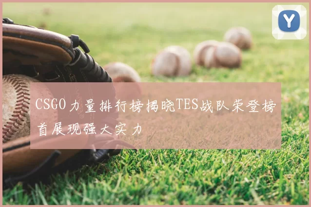 CSGO力量排行榜揭晓TES战队荣登榜首展现强大实力
